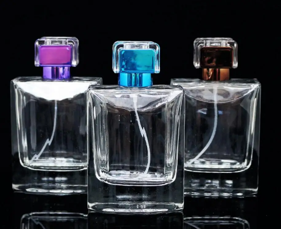 Wholesale 50pcs/lot High Quality 100ml Glass Perfume Spray Bottle Empty Clear Refillable Cosmetic Bottles | Красота и здоровье