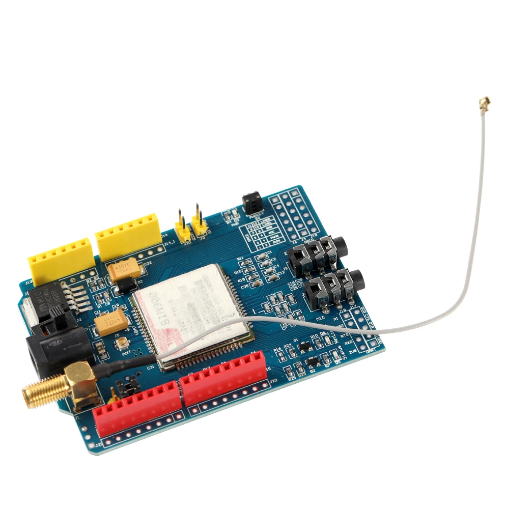 

SIM900 850/900/1800/1900 MHz GPRS/GSM Development Board Module Kit for Arduino