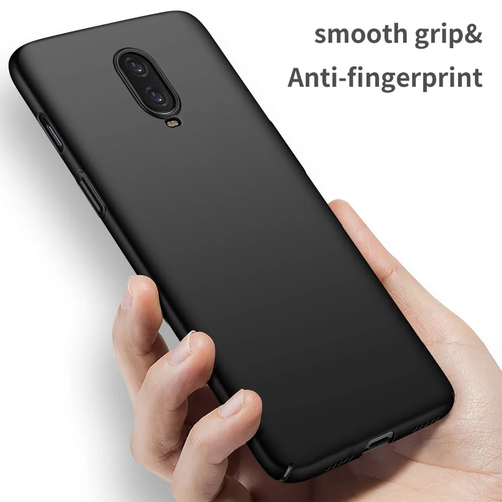 Чехол для Oneplus 6T 6 Ультра тонкий ударопрочный Полный Корпус Жесткий ПК