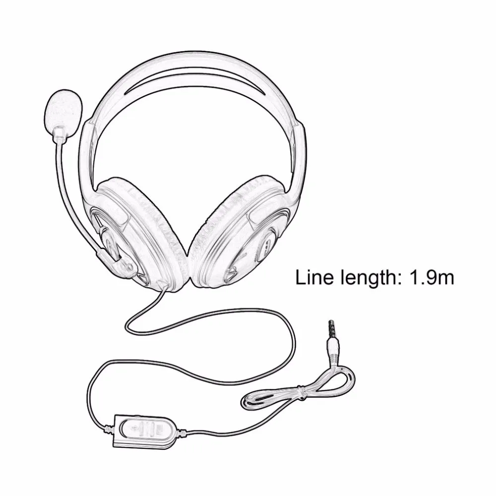 Kebidumei проводные компьютерные ПК Игровые наушники с микрофоном casque audio Mute switch