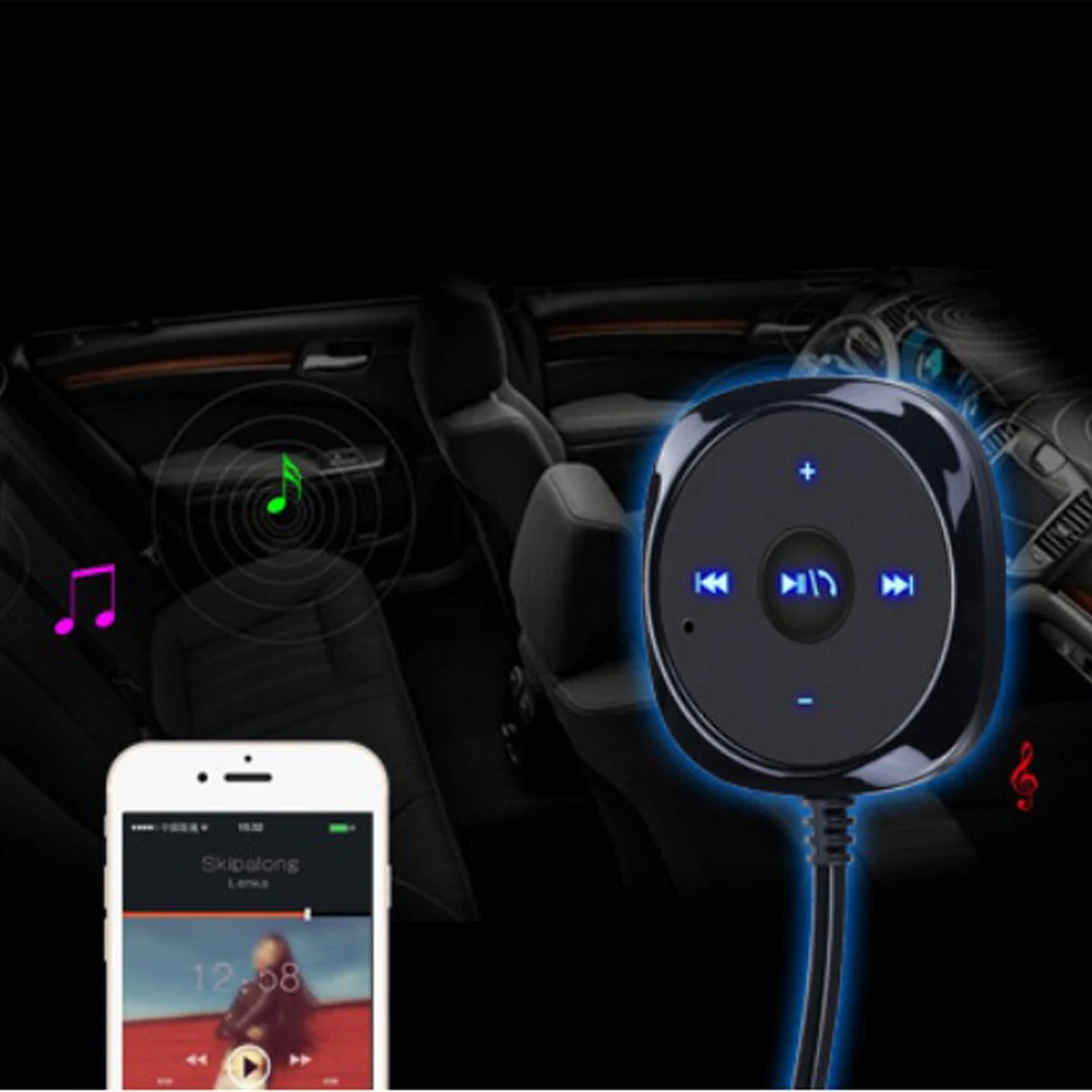 Автомобильный Bluetooth ресивер с магнитным основанием 3 5 мм|handsfree bluetooth car kit|bluetooth kitcar