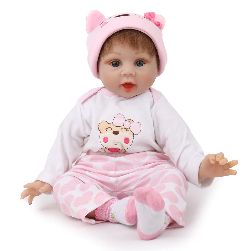 NPK 55cm new design Baby Toys Reborn Dolls Babies Soft Silicone Doll Best Gift For Fashion Children Birthday Playmate | Игрушки и хобби