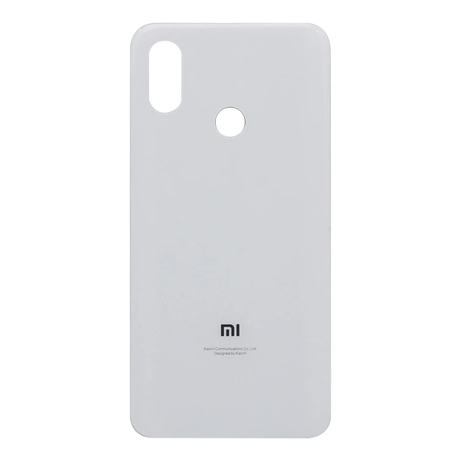 Mi8 White Для Xiao mi 8 Lite Задняя крышка батареи Задняя стеклянная дверь корпус чехол для Xiao mi 8 SE крышка батареи mi 8SE 8 Lite Explorer - Цвет: Mi8 White