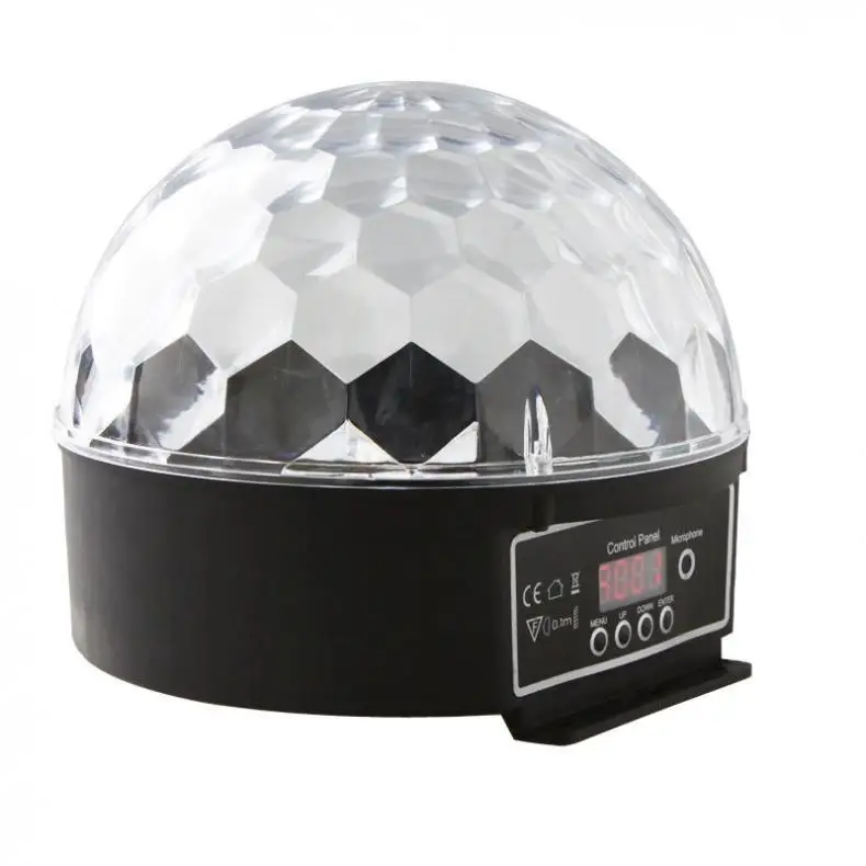 DMX512 LED RGB Crystal Magic Ball DJ Disco Stage Light Lamp Digital Lighting Effect for Party | Лампы и освещение