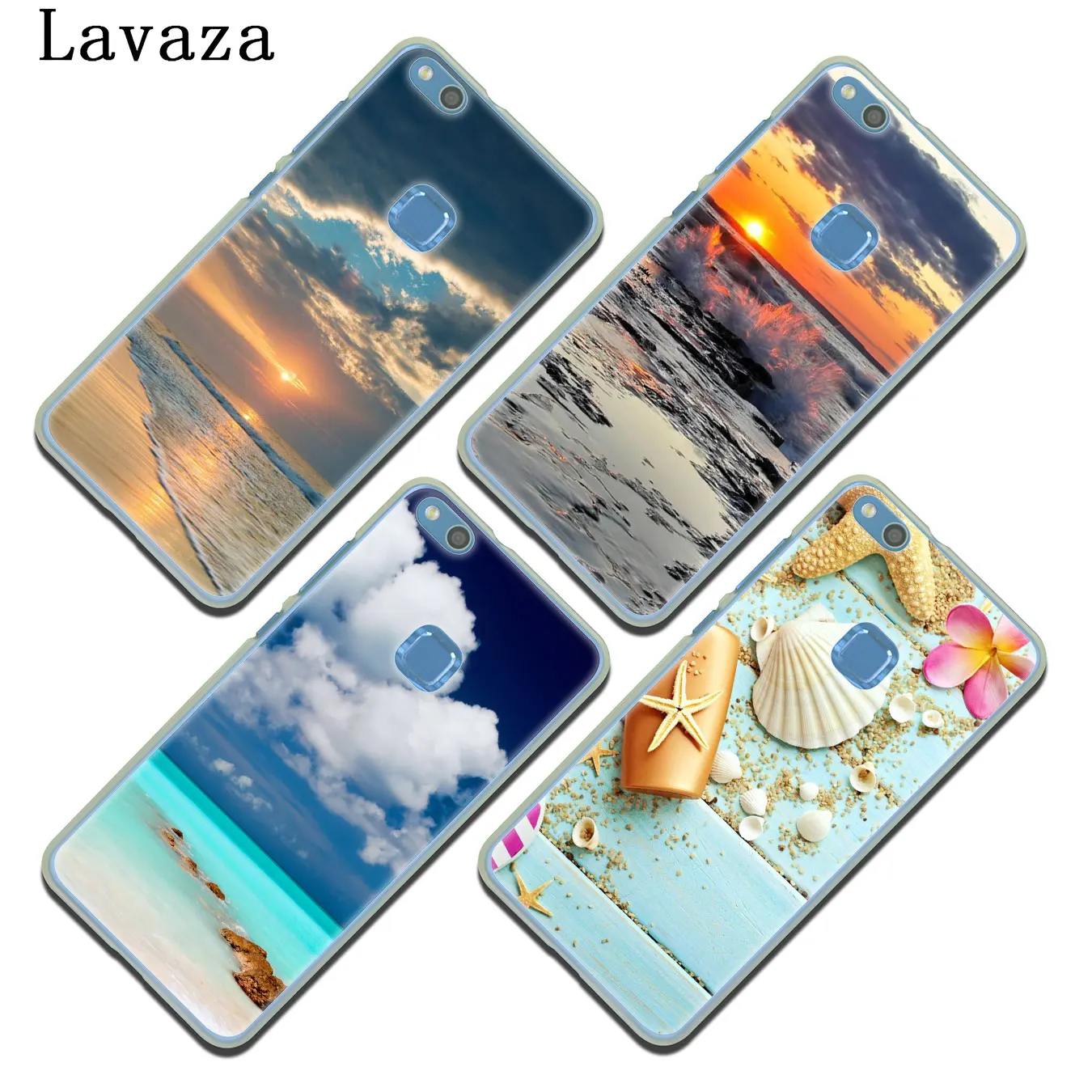 Твердый чехол для телефона Lavaza Clear Sea Sky Sandy beach Huawei Mate 30 10 20 Pro Lite Y6 Prime Nova 5I 4 3i 3 2i 2