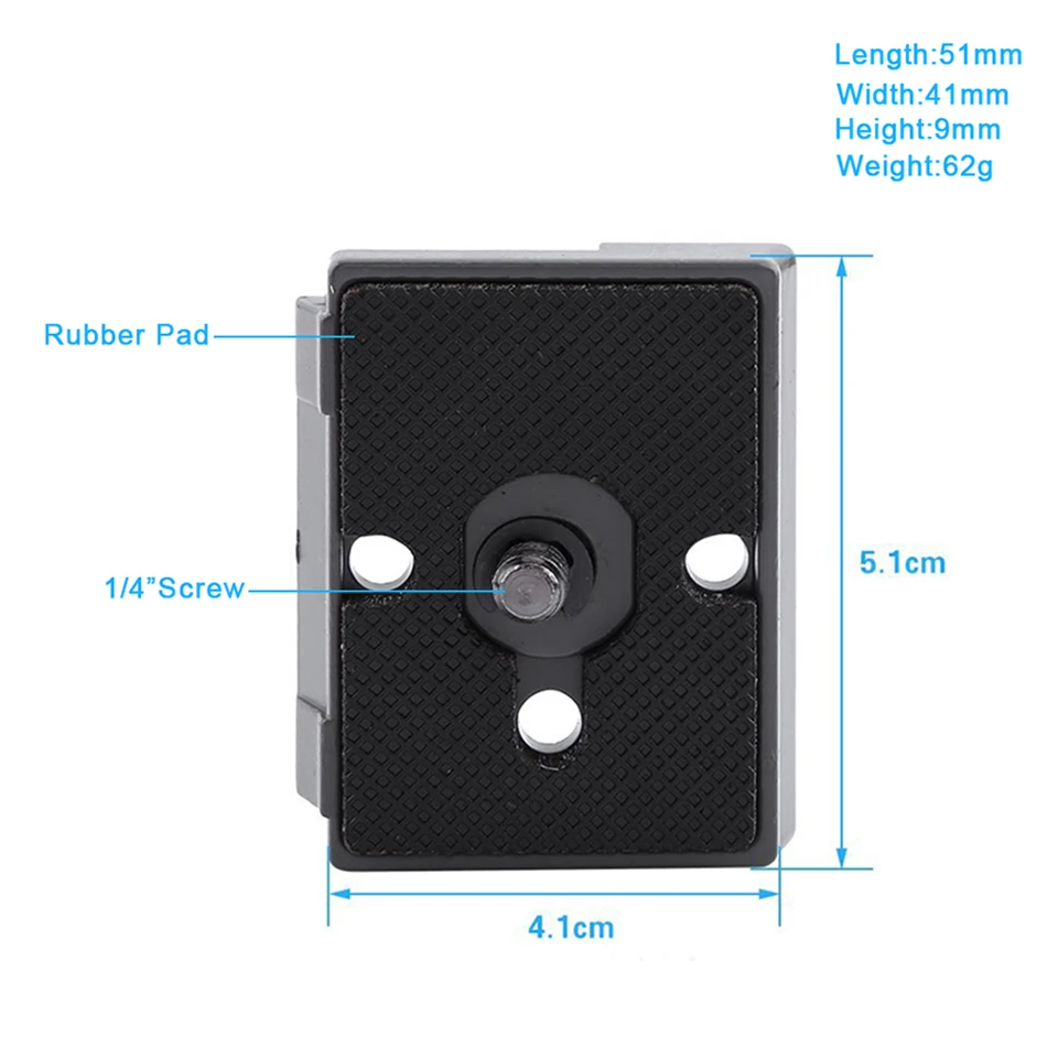 Universal Quick Release Plate 200PL-14 PL Compatible for Manfrotto Bogen 804RC2 496RC 128RC/128RCNAT 141RC/NAT 234RC Tripod Head |