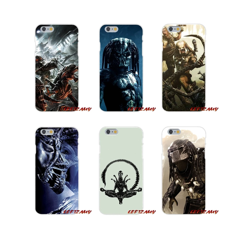 Для iPhone X XR XS MAX 4 4S 5 5S 5C SE 6 6S 7 8 Plus Аксессуары чехлы для телефонов Alien vs