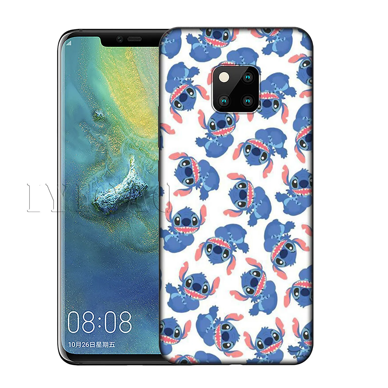 IYICAO милые мультфильм Стич силиконовый мягкий чехол для huawei Nova 3 3i 2i коврики 20 10 Pro