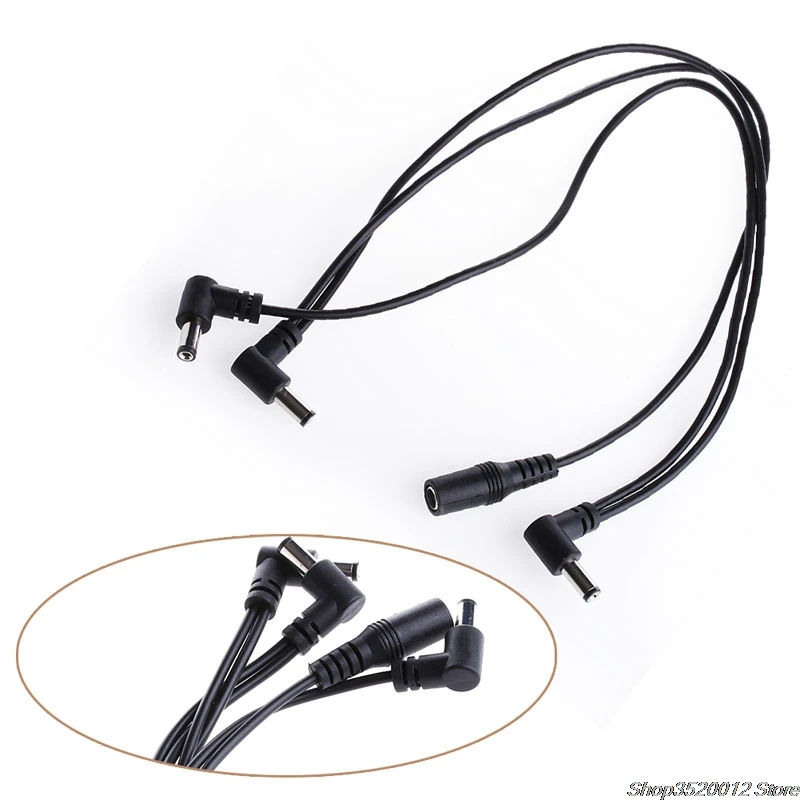 

3 Way Guitar Effect Pedal Daisy Power Supply Chain Adapter Cable Splitter