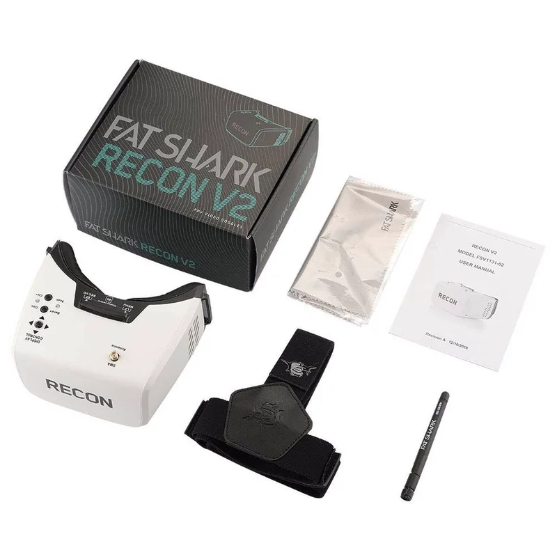Акулий жир Fatshark Recon V2 FPV видео очки ж/5G8 приемник 4 3 &quotЖК дисплей и бортовой для