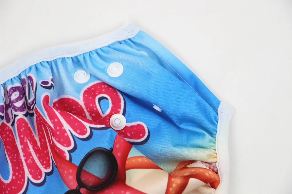 Супер Детский подгузник для плавания один размер купальные подгузники штаны