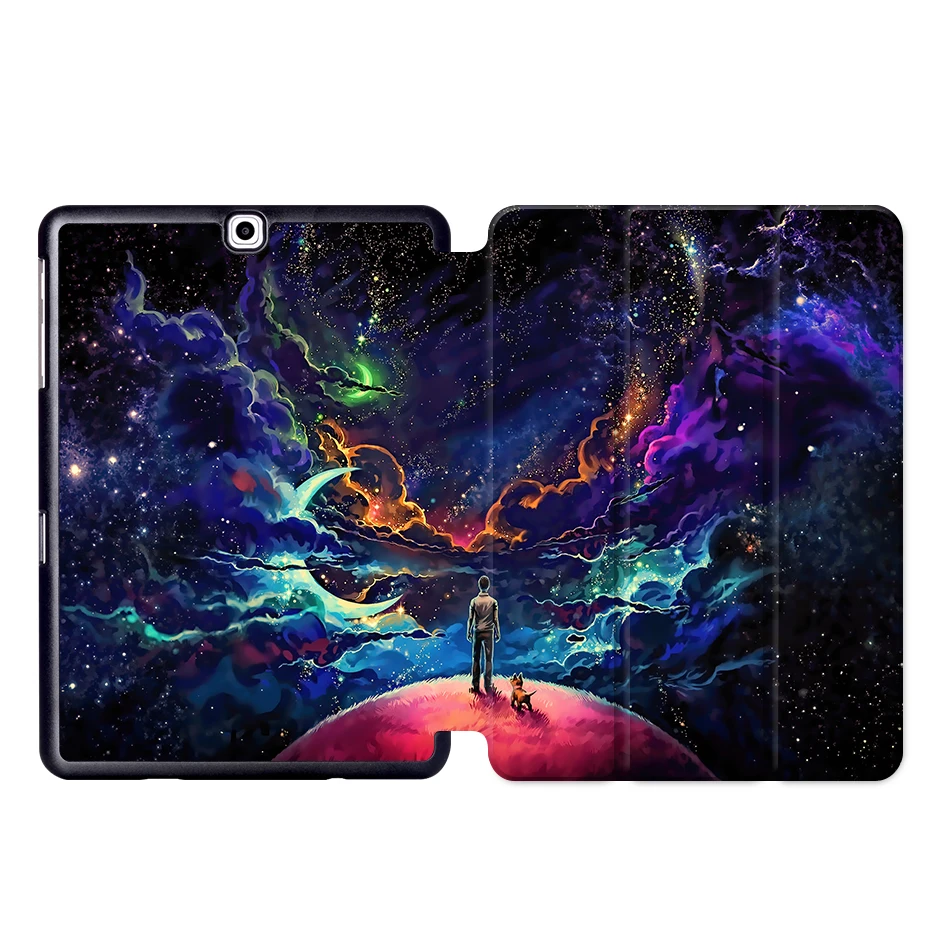 SS01 MTT чехол с рисунком аниме для samsung Galaxy Tab S2 9,7 ''чехол SM-T810 T813 T815 T819 из искусственной кожи трехслойный смарт-чехол флип-чехол для планшета - Цвет: SS01