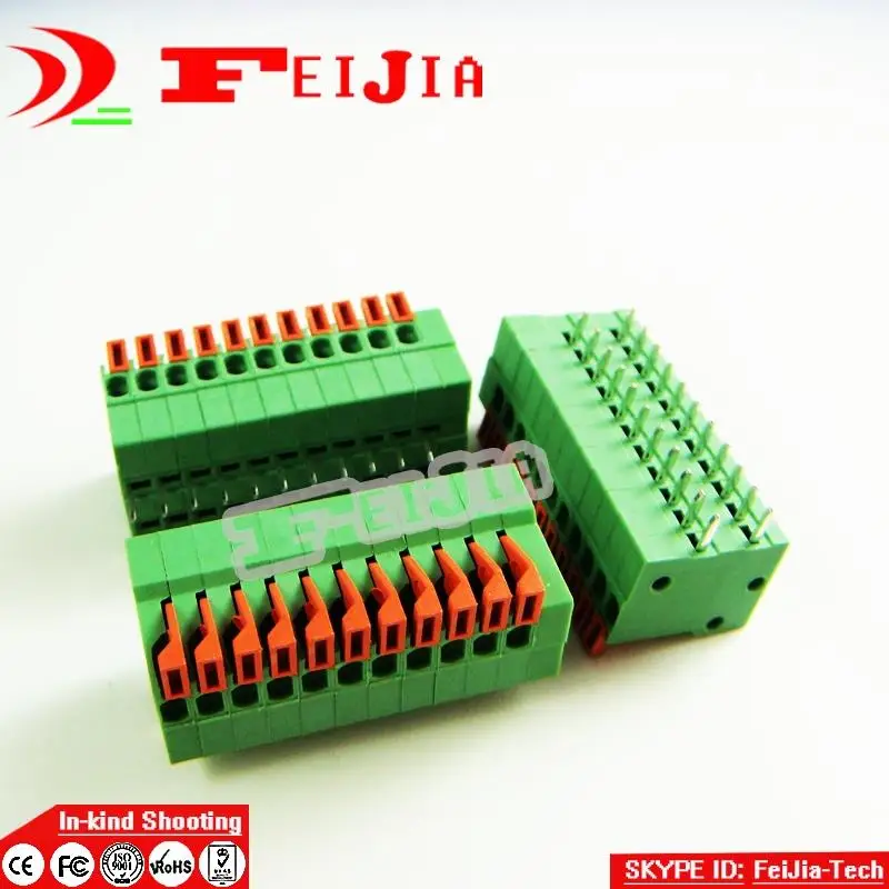 20 шт./лот 141r 2. 54 11p 11Pin печатная плата Клеммная колодка разъем ROHS шаг 2 мм бесплатная