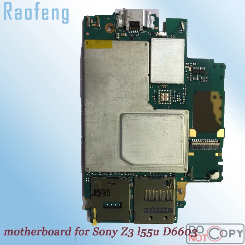 Материнская плата Raofeng для Sony Xperia Z3 l55u D6603 разобранная разблокированная хорошо