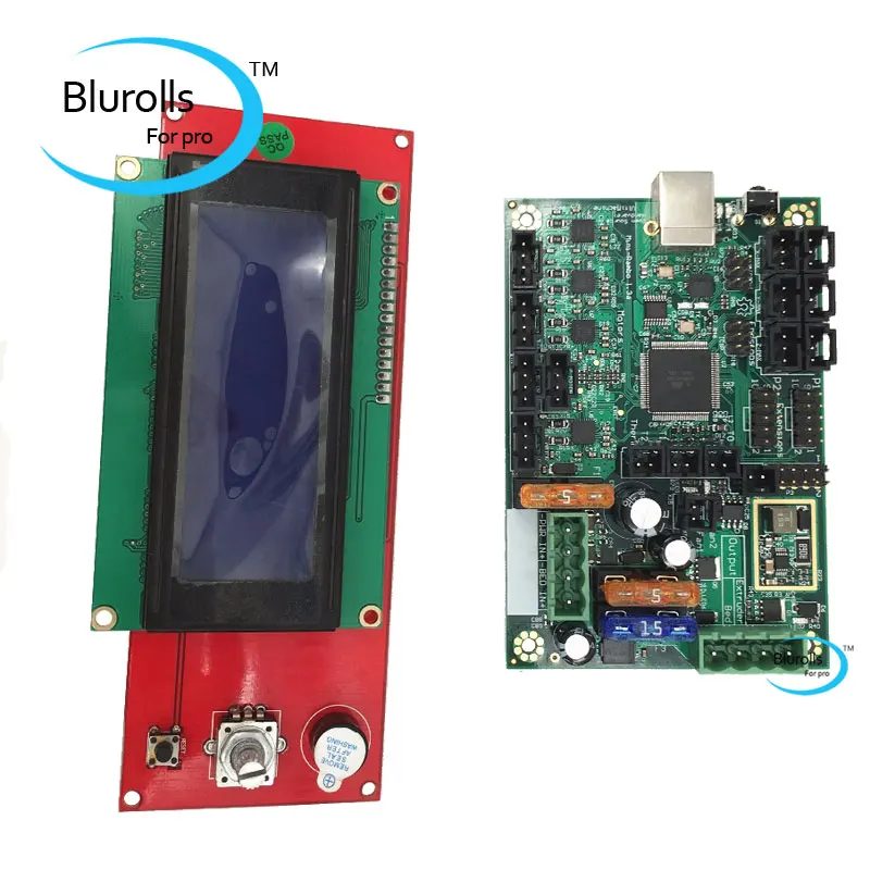 Reprap Prusa i3 mk2/mk2s ramps 1 4 2004 LCD Mini Rambo 1.3a материнская плата для 3D принтера MK2/2s