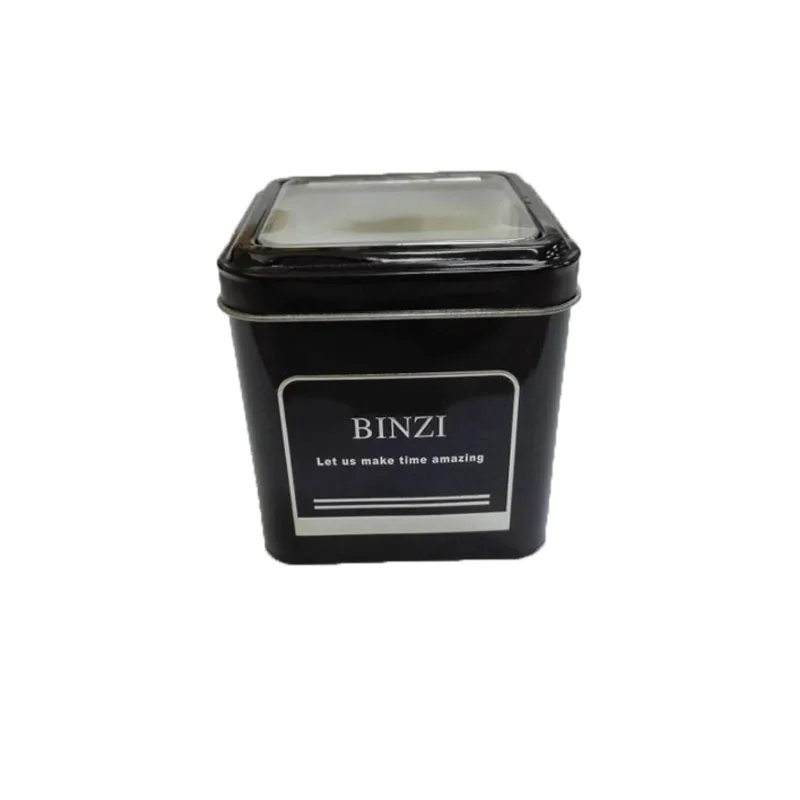 BINZI брендовая коробка для часов оригинальные металлические часы Подарочная