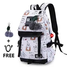 Милые водонепроницаемые школьные рюкзаки для девочек средней школы, рюкзаки для девочек-подростков, женский рюкзак с принтом, дорожная сумка