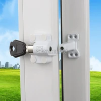 5pcs child safety zinc alloy lock for the aluminum hinged window safe lock for aluminum casement window jf1636