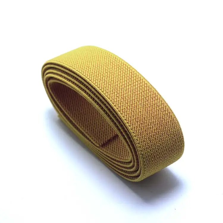 yellow 2,5 см ширина Высокое качество прочные брюки юбка пояс/Аксессуары для пошива одежды/резинка - Цвет: yellow