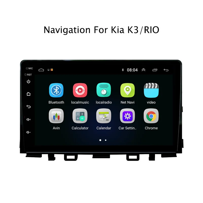 9 &quot2.5D IPS Android 8 1 автомобильный DVD GPS плеер для Kia K3 Rio 2017 Радио стерео головное