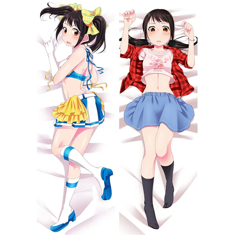 Двойной напечатанная наволочка с аниме обниматься тела Чехол Dakimakura подушка чехол s