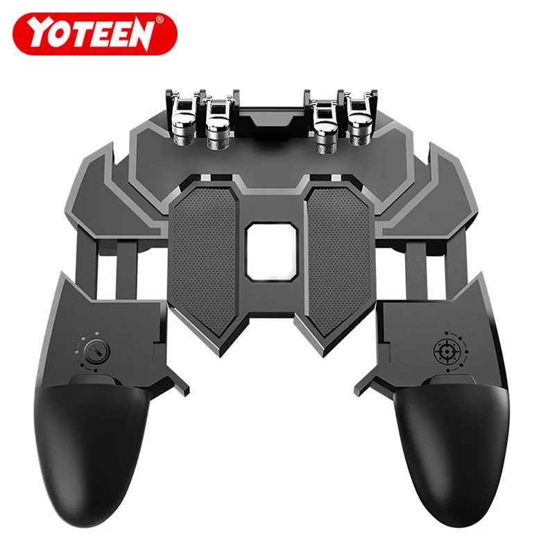 Джойстик Yoteen контроллер кнопка поворота геймпад для Fornite iOS Android 6 палец рабочий