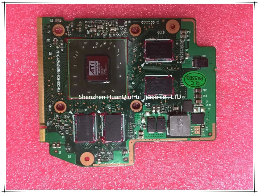 

For Toshiba A300 A305 laptop ATI PT10S-6050A2169801-VGAB-DDR2-A03 Video Card 512MB V000121530 216-0683008 video graphics card