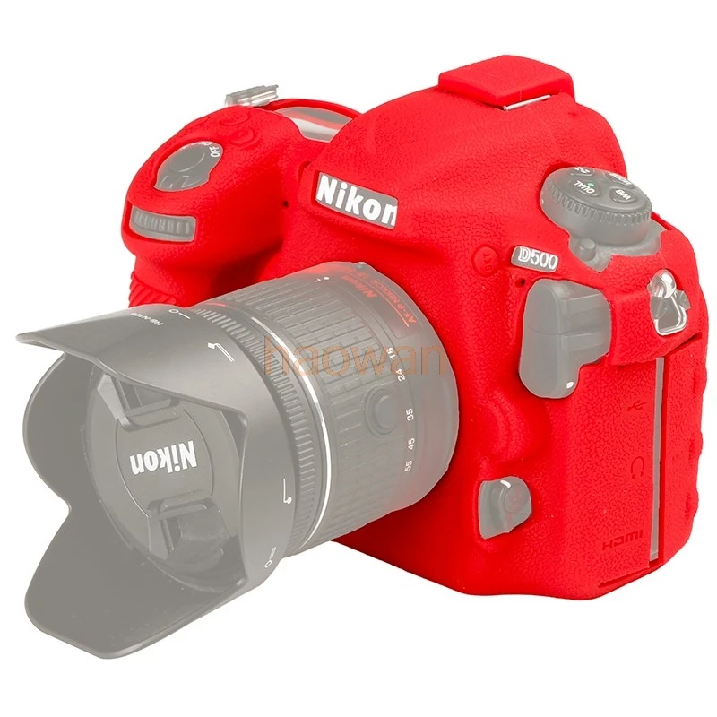 Легкий Чехол для Камеры d500 защитный чехол камеры nikon черный желтый красный|Сумки