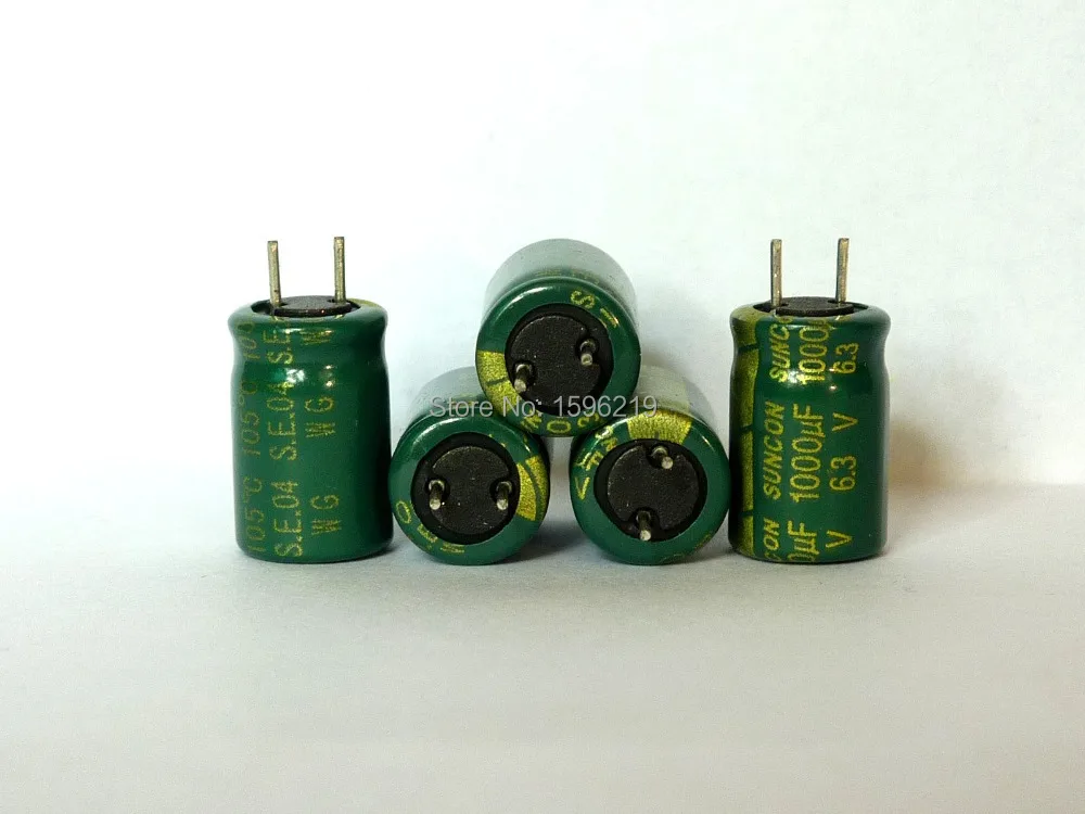 50 шт. 1000 мкФ 6 3 В SANYO SUNCON WG серии 8x12 мм супер низким ESR оригинальный 6.3V1000uF Алюминий