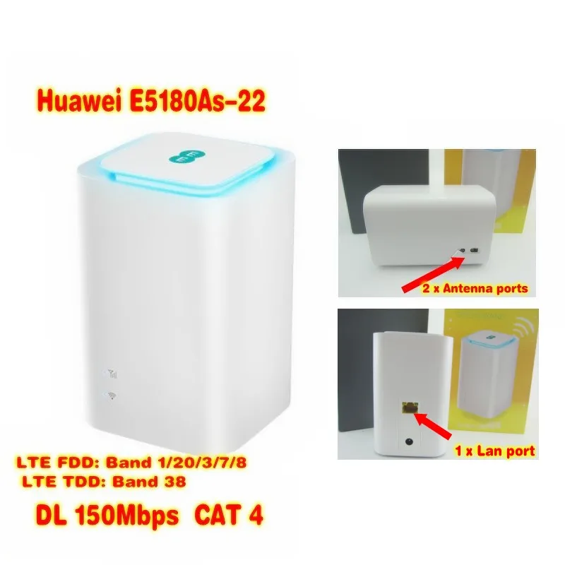 Разблокированный беспроводной роутер Huawei E5180 E5180as 22 4G LTE Cube WiFi Hotspot Home|wifi wifi|router