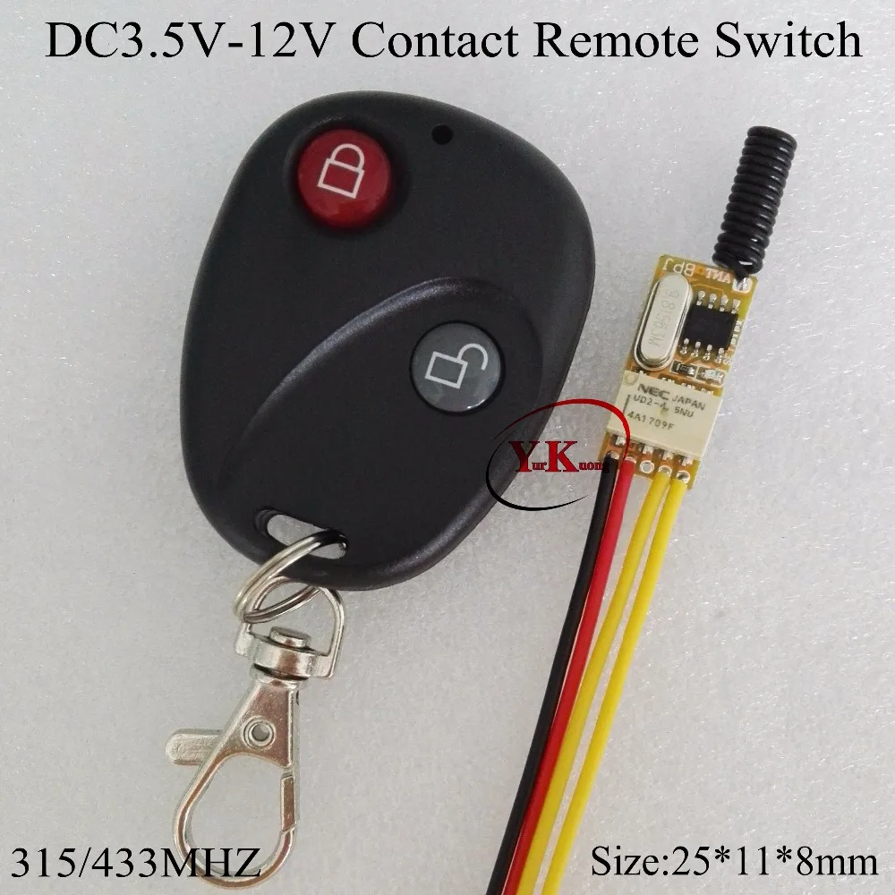 Мини реле дистанционный переключатель постоянного тока 3 7 в 4 2 5 6 В 8 9 12 выход 0