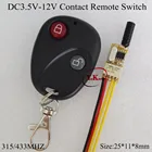 Мини-реле дистанционный переключатель постоянного тока 3,7 в 4,2 в 5 в 6 в 7,4 В 8,4 в 9 в 12 В выход 0 В сухое Контактное реле фотосессия с NC 315433RX TX
