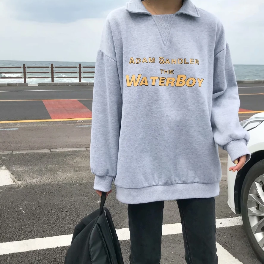 Осень 2018 зимняя одежда Толстовка Harajuku женские корейские модные bts Личность