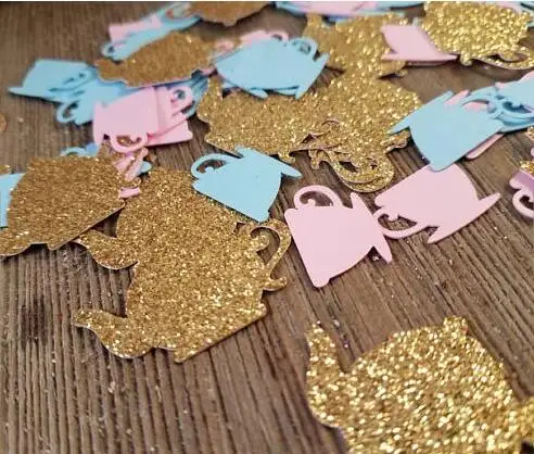 День рождения Алиса в стране чудес Die Confettis Baby Shower украшения свадьба