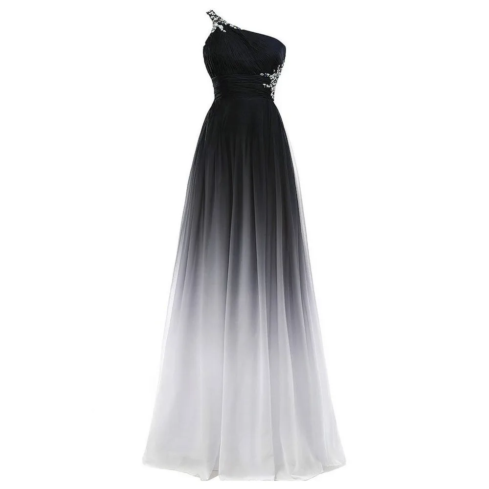 W. JOLI вечернее платье Элегантные Длинные Backless Пром 2019 Кристалл Pleat одно плечо