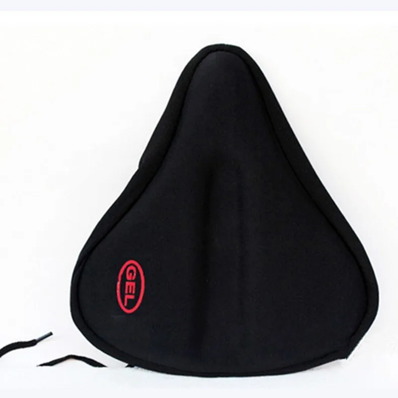 

New Wider Bike Bicycle Silicone Silica Gel Cushion Soft Pad Saddle Seat Cover