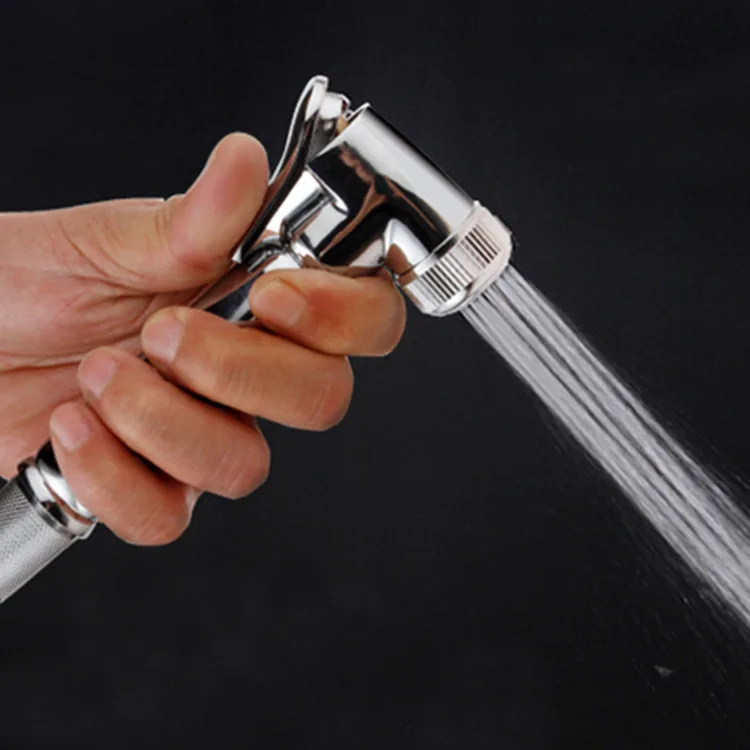 Hand Held Toilet Bidet Sprayer Shattaf Cloth Diaper Spray Shower Set |