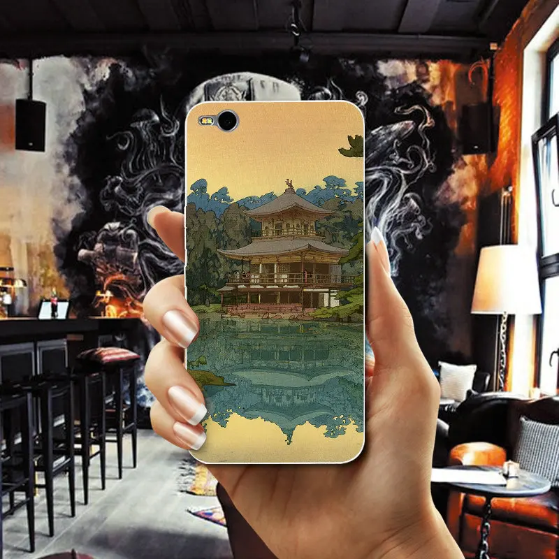 Soft Silicon Phone Case for HTC One M7 M8 M9 M10 E9 Plus U11 A9 Desire 530 630 626 628 816 820 Landscape Painting Oil |