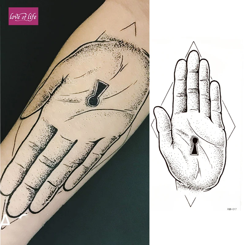 

1Pcs Hand imprinted Flash Tattoo Sexy Flower Henna Temporary Tattoo Black Mehndi Style Waterproof Tattoo Sticker