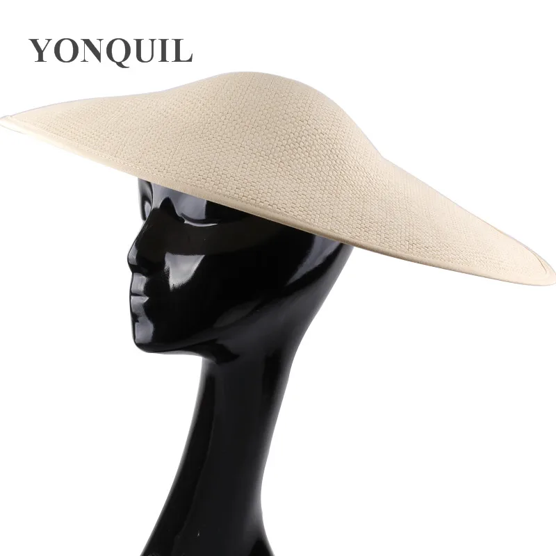 

Large 45CM Irregular Shaped Fascinator Base Hats Party Headwear Cocktail Fascinator Hair Accessories DIY Wedding Headpiece Craft
