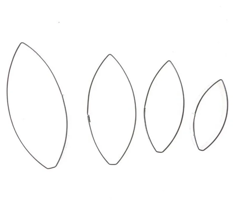4 шт./лот формы для изготовления водяных лилий и помадки торта кексов