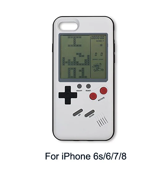 Чехлы для телефона GB Gameboy Tetris iPhone 6 6S 7 8 Plus мягкий чехол игровой консоли Blokus Iphone