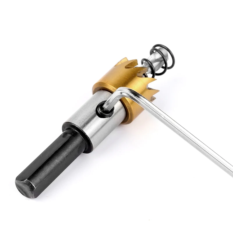 Набор сверл для кольцевой пилы из быстрорежущей стали с титановым покрытием 5 шт.