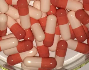 

(10,000pcs/pack) caps and bodies separated size 1# red/cream gelatin empty capsule