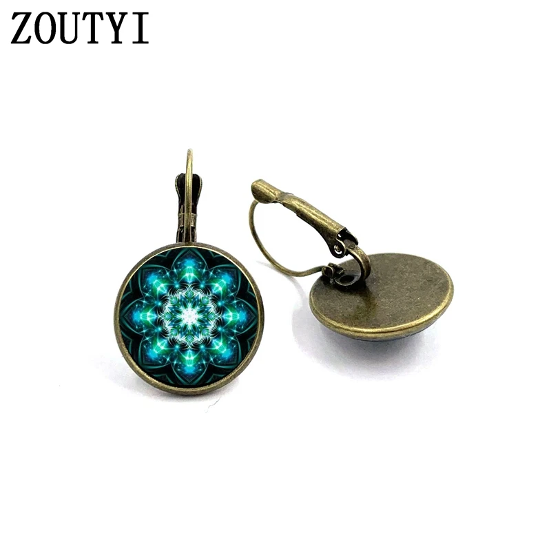 Новинка/Ретро Йога Медитация женский Лотос буддийский цветок мандалы длинный