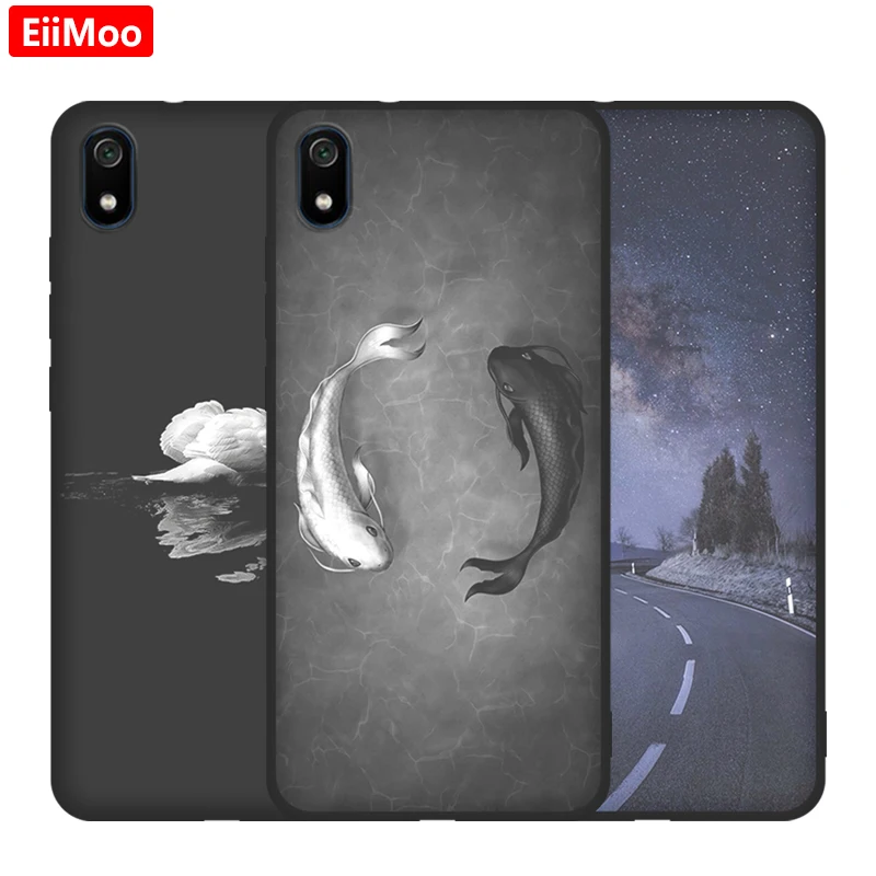Чехол EiiMoo для Xiaomi Redmi 7A чехол силиконовый задней панели телефона Xaomi мягкий из ТПУ