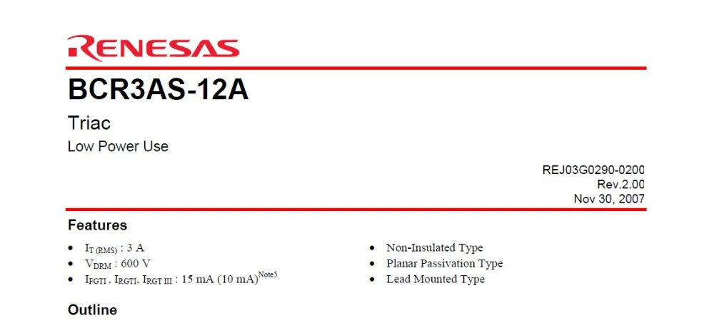 10 шт. CR3AS CR3AS-12 CR3AS-12-A1 TO251