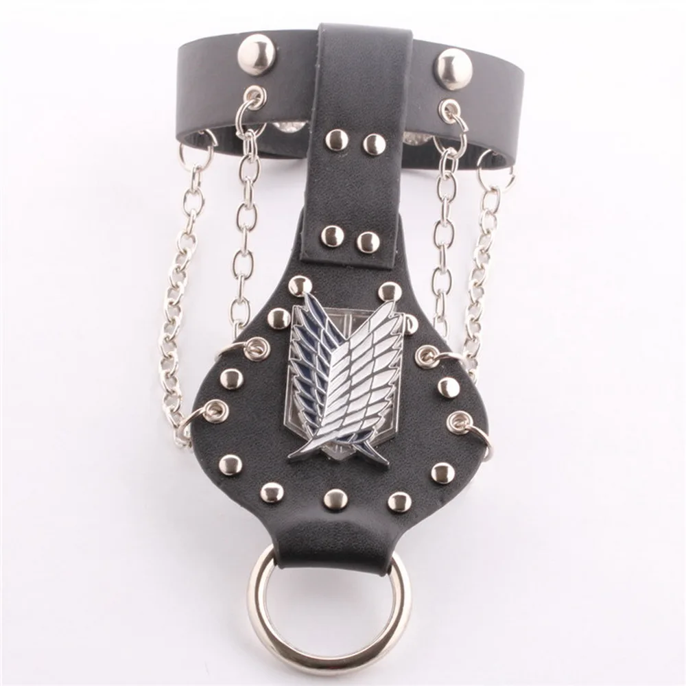 5 видов Аниме One Piece Luffy Naruto Attack on Titan Bleach Game Final Fantasy Logo кожаный браслет в стиле панк