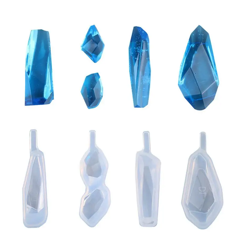 

XCDIY NEW Irregular stone pendant Silicone Mold for jewelry Resin Silicone Mould craft tool DIY epoxy resin molds