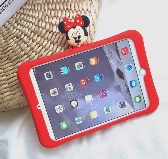 For iPad 234 Чехол для мыши для iPad Pro 9,7 10,5 11 чехол для планшета s для iPad 2/3/4 Air 1 2 Mini 1 2 3 4 Мягкий силиконовый чехол-подставка Funda - Цвет: For iPad 234